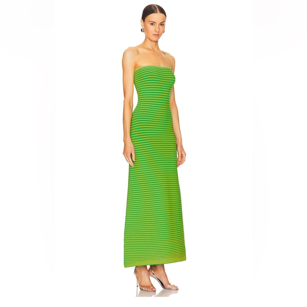 The wolf gang green stripe dress